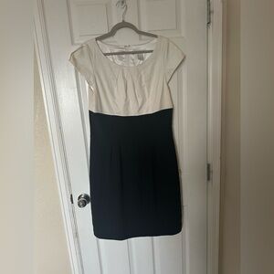 Elegant Black and White Dress